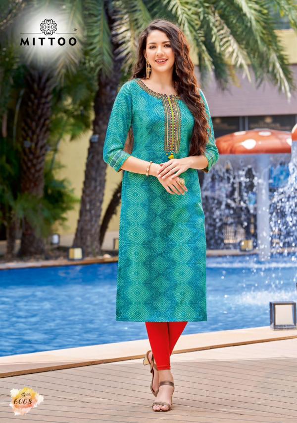 Mittoo Bandhan 2 Rayon Designer Kurti Collection